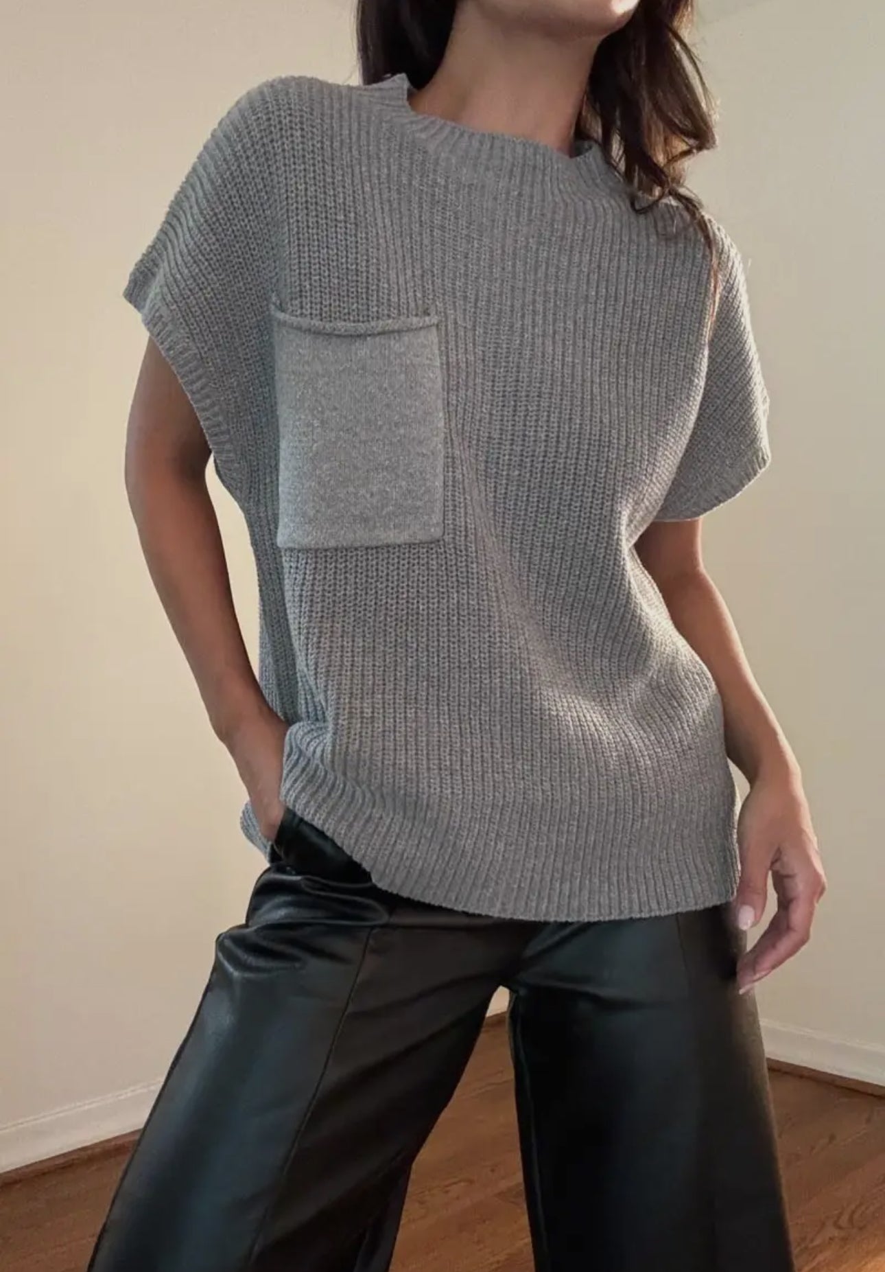 Grey Stick Season Sweater